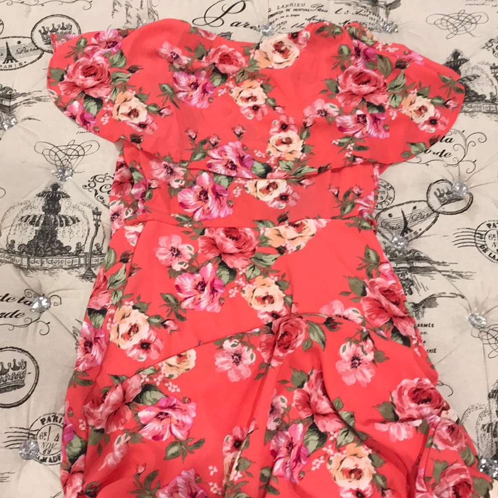 Spirit of Grace Print Wrap Dress - Picture 6 of 7